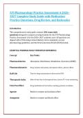 ATI Pharmacology Practice Assessment A 2026&NewLine;2027 Complete Study Guide with Medication &NewLine;Practice Questions&comma; Drug Review&comma; and Rationales 