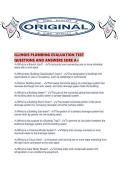 ILLINOIS PLUMBING EVALUATION TEST QUESTIONS AND ANSWERS SURE A&period;pdf