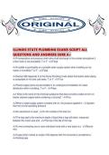 ILLINOIS STATE PLUMBING EXAMS SCRIPT ALL QUESTIONS AND ANSWERS SURE A&period;pdf