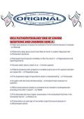 WCU PATHOPHYSIOLOGY END OF COURSE QUESTIONS AND ANSWERS SURE A&period;pdf
