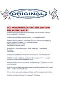 WCU PATHOPHYSIOLOGY TEST 2026 QUESTIONS AND ANSWERS SURE A&period;pdf