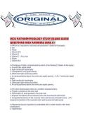 WCU PATHOPHYSIOLOGY STUSY EXAMS GUIDE QUESTIONS AND ANSWERS SURE A&period;pdf
