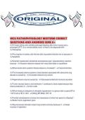 WCU PATHOPHYSIOLOGY MIDTERM CORRECT QUESTIONS AND ANSWERS SURE A&period;pdf