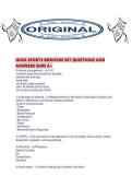 HOSA SPORTS MEDICINE SET QUESTIONS AND ANSWERS SURE A&period;pdf