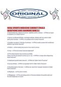 HOSA SPORTS MEDICINE CORRECT FINALS QUESTIONS AND ANSWERS SURE A&period;pdf