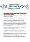 FDLE CORRECTIONS REVIEW EXAMS ALL QUESTIONS AND ANSWERS SURE A&period;pdf&NewLine;&NewLine;1&period; Document information