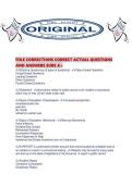 FDLE CORRECTIONS CORRECT ACTUAL QUESTIONS AND ANSWERS SURE A&period;pdf
