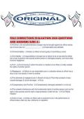 FDLE CORRECTIONS EVALUATION 2026 QUESTIONS AND ANSWERS SURE A&period;pdf