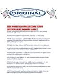 2026 CORRECTION OFFICER EXAMS SCRIPT QUESTIONS AND ANSWERS SURE A&period;pdf