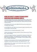 NURS 620 ADULT 1 CORRECT EXAMS SCRIPT QUESTIONS AND ANSWERS SURE A&period;pdf