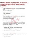 NRNP 6560 MIDTERM EXAM QUESTIONS &vert;GUARANTEED ACCURATE ANSWERS &vert;LATEST VERSION 2026-2027 &vert;COMPLETE&period;