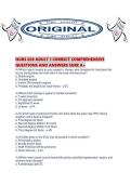 NURS 620 ADULT 1 CORRECT COMPREHENSIVE QUESTIONS AND ANSWERS SURE A&period;pdf