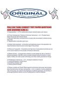 POLS 206 TAMU CORRECT TEST PAPER QUESTIONS AND ANSWERS SURE A&period;pdf