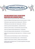 2026 MILLWRIGHT LEVEL 3 EXAM PAPER QUESTIONS AND ANSWERS SURE A&period;pdf