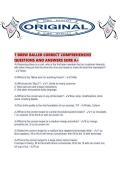 7 BREW BALLER CORRECT COMPREHENSIVE QUESTIONS AND ANSWERS SURE A&period;pdf
