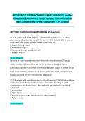 MED SURG CMS PROCTORED EXAM 2026&sol;2027 &vert; Verified Questions & Answers &vert; Latest Update &vert; Comprehensive Med-Surg Mastery &vert; Pass Guaranteed - A&plus; Graded&NewLine;&NewLine;