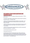 STR CORRECT STUDY GUIDE QUESTIONS AND ANSWERS SURE A&period;pdf