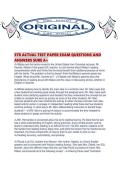 STR ACTUAL TEST PAPER EXAM QUESTIONS AND ANSWERS SURE A&period;pdf