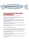 STR UPDATED EVALUATION TEST QUESTIONS AND ANSWERS SURE A&period;pdf