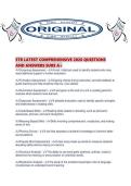 STR LATEST COMPREHENSIVE 2026 QUESTIONS AND ANSWERS SURE A&period;pdf
