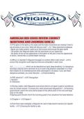 AMERICAN RED CROSS REVIEW CORRECT QUESTIONS AND ANSWERS SURE A&period;pdf