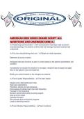 AMERICAN RED CROSS EXAMS SCRIPT ALL QUESTIONS AND ANSWERS SURE A&period;pdf