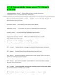 C-14 Automobile Insurance Pt 1 Study 1 Guide&NewLine;&NewLine;