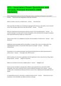 OTL&colon; Insurance Exam Questions and Already Passed Answers 2026 Updated&period;&NewLine;&NewLine;