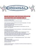 MDARD MICHIGAN CORE PESTICIDE APPLICATOR 2026 QUESTIONS AND ANSWERS SURE A&period;pdf