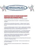 MARYVILLE NURS 615 PHARM EXAMS SCRIPT QUESTIONS AND ANSWERS SURE A&period;pdf&NewLine;&NewLine;1&period; Document information
