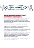 MARYVILLE NURS 615 PHARM TEST PAPER 1 QUESTIONS AND ANSWERS SURE A&period;pdf