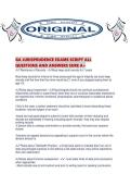 GA JURISPRUDENCE EXAMS SCRIPT ALL QUESTIONS AND ANSWERS SURE A&period;pdf