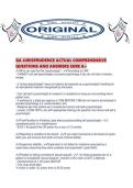 GA JURISPRUDENCE ACTUAL COMPREHENSIVE QUESTIONS AND ANSWERS SURE A&period;pdf