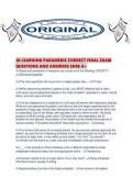 JB LEARNING PARAMEDIC CORRECT FINAL EXAM QUESTIONS AND ANSWERS SURE A&period;pdf