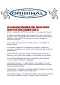JB LEARNING PARAMEDIC CORE EXAMS REVIEW QUESTIONS AND ANSWERS SURE A&period;pdf