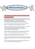 CUSP 2026 EVALUATION EXAMS QUESTIONS AND ANSWERS SURE A&period;pdf