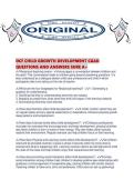 DCF CHILD GROWTH DEVELOPMENT CGAD QUESTIONS AND ANSWERS SURE A&period;pdf