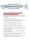 CLG 006 CERTIFYING OFFICER PAPER ACTUAL QUESTIONS AND ANSWERS SURE A&period;pdf