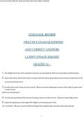 CIVICS EOC REVIEW PRACTICE EXAM QUESTIONS AND 100&percnt; CORRECT ANSWERS