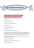 NHFS FOOTBALL EVALUATION EXAMS QUESTIONS AND ANSWERS SURE A&period;pdf