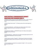 NHFS FOOTBALL COMPREHENSIVE CORRECT QUESTIONS AND ANSWERS SURE A&period;pdf