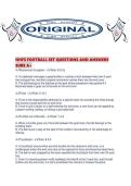 NHFS FOOTBALL SET QUESTIONS AND ANSWERS SURE A&period;pdf