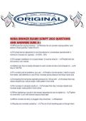 NORA BRONZE EXAMS SCRIPT 2026 QUESTIONS AND ANSWERS SURE A&period;pdf