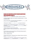 NURS 663 SCRIPTED LATEST EXAMS QUESTIONS AND ANSWERS SURE A&period;pdf