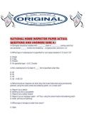 NATIONAL HOME INSPECTOR PAPER ACTUAL QUESTIONS AND ANSWERS SURE A&period;pdf