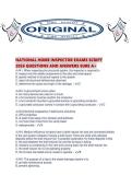 NATIONAL HOME INSPECTOR EXAMS SCRIPT 2026 QUESTIONS AND ANSWERS SURE A&period;pdf