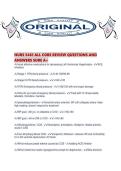 NURS 5461 ALL CORE REVIEW QUESTIONS AND ANSWERS SURE A&period;pdf