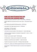 NURS 5461 MAIN EXAMINATION 2026 QUESTIONS AND ANSWERS SURE A&period;pdf