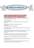 MARK 3000 GRANTHAM UGA LATEST EXAMS SCRIPT QUESTIONS AND ANSWERS SURE A&period;pdf