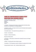 CHEM 103 COMPREHENSIVE EXAMS LATEST QUESTIONS AND ANSWERS SURE A&period;pdf